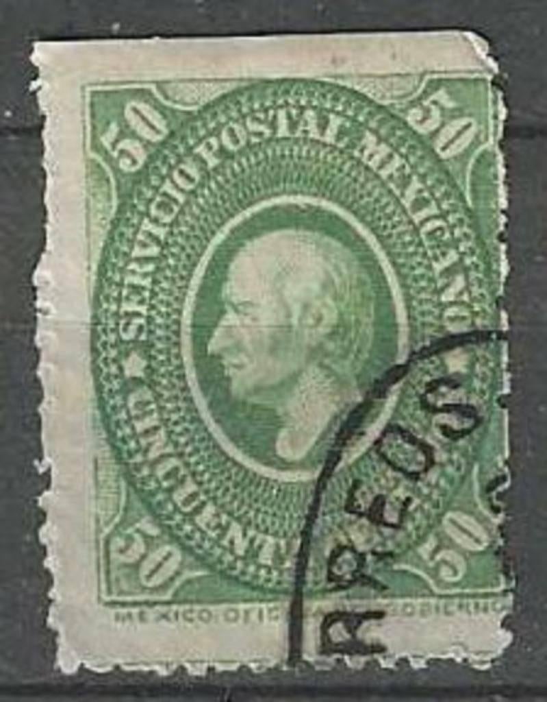 Mexico 1884 - Yvert 87 - Miguel Hidalgo (ST), Verzenden, Gestempeld, Midden-Amerika