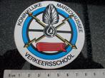 sticker koninklijk marechaussee verkeersschool logo embleem, Verzenden, Zo goed als nieuw, Bedrijf of Vereniging