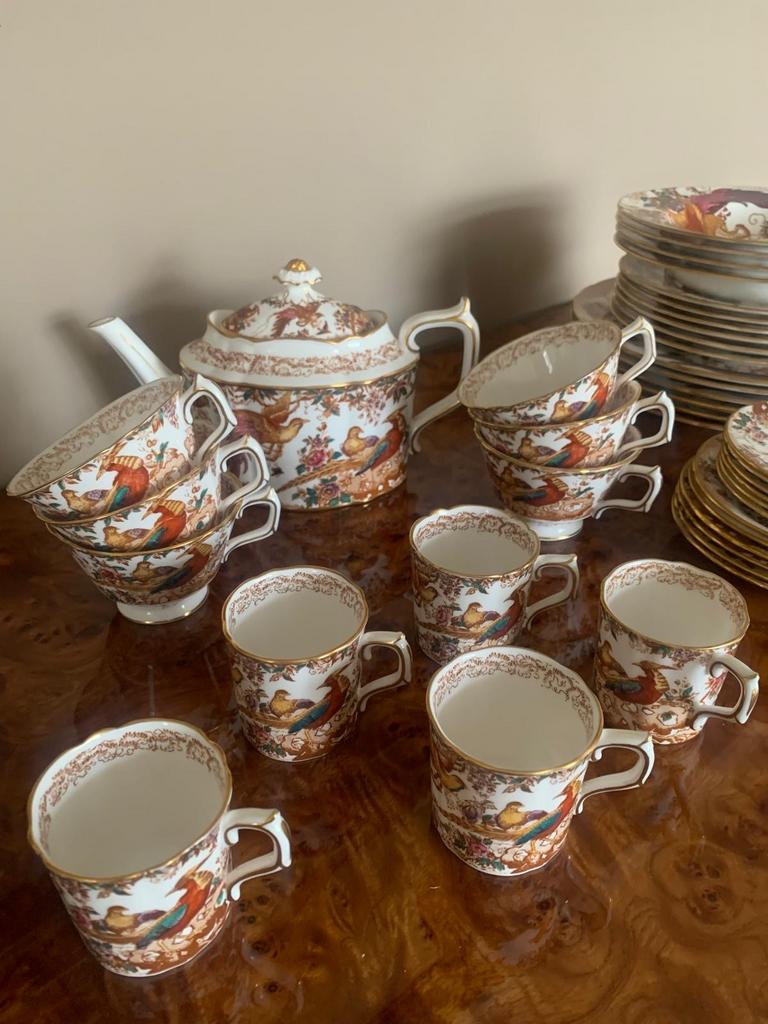 Royal Crown Derby "Olde Avesbury" Theeservies, Antiek en Kunst, Antiek | Porselein, Ophalen