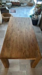 Teak houten eettafel, Ophalen, Teakhout, 200 cm of meer, 50 tot 100 cm
