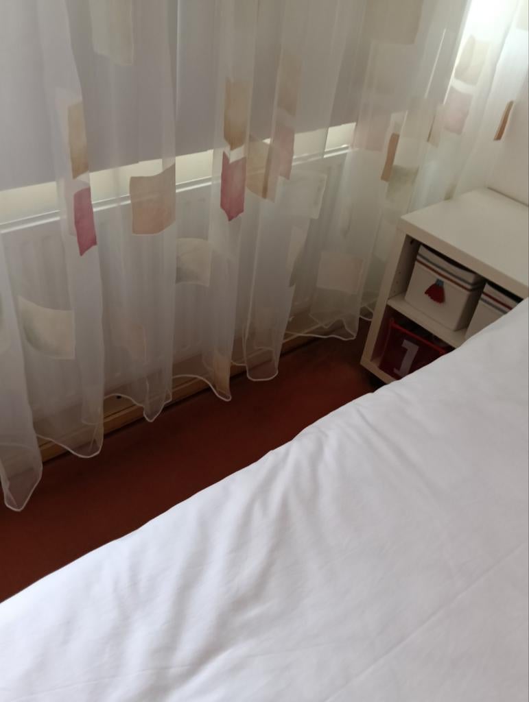 Glasgordijnen 2st, Huis en Inrichting, Stoffering | Gordijnen en Lamellen, Gebruikt, 200 cm of meer, Vitrage, 150 tot 200 cm