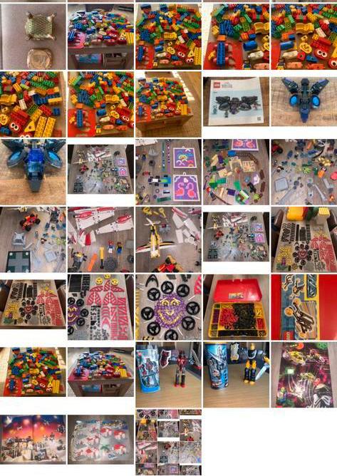 Grote partij diverse Lego complete sets en losse stenen, Gebruikt, Inclusief extra onderdelen, Lego, Overige typen