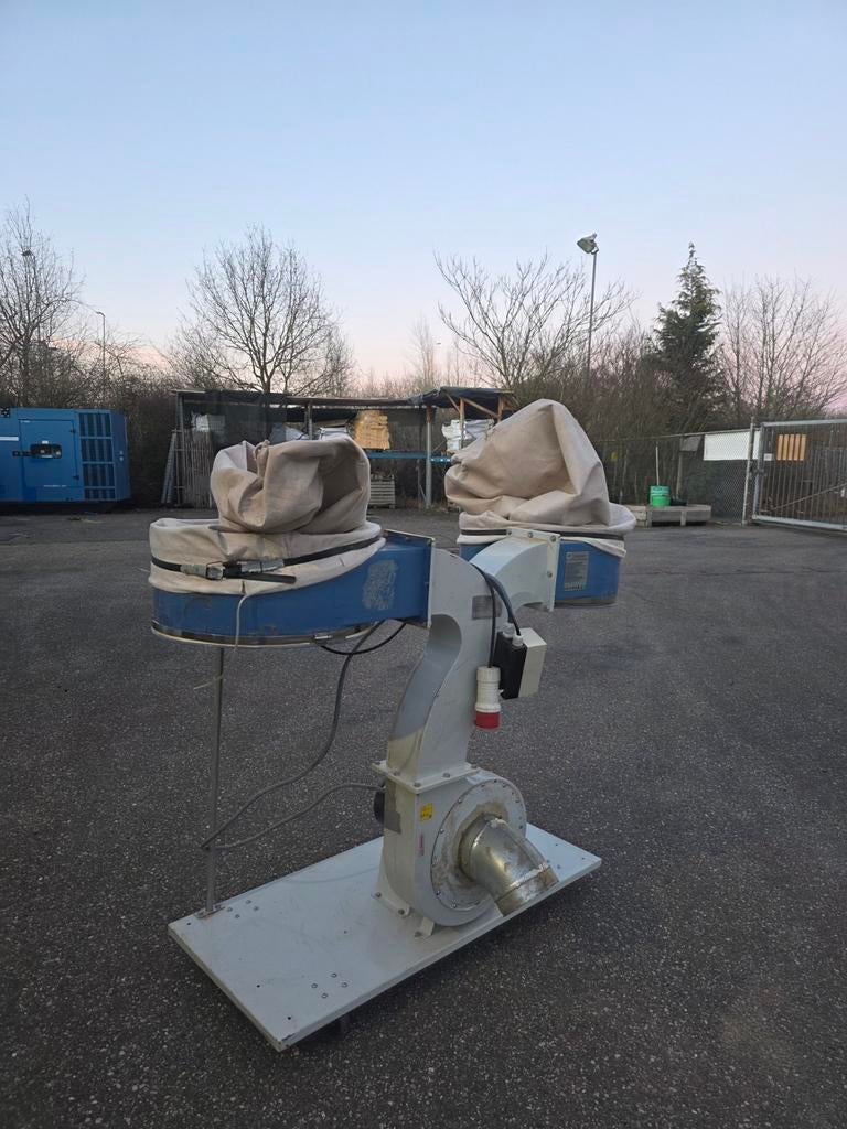 HBM 300 Profi Stofafzuiginstallatie - 3 PK - 400V, Ophalen, Gebruikt, Afzuiger