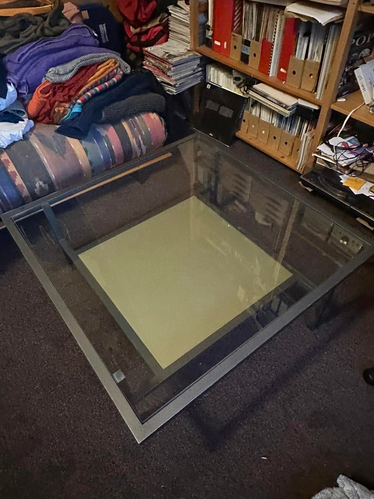 design salontafel, Huis en Inrichting, Tafels | Salontafels, Ophalen, Gebruikt, 50 tot 100 cm, 50 tot 100 cm