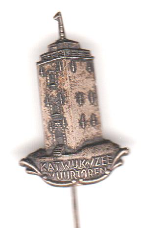 Vuurtoren Katwijk aan zee. oud speld, Verzamelen, Speldjes, Pins en Buttons, Verzenden, Zo goed als nieuw, Sport