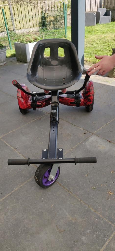 Karretje voor electric hoverboard, zwart,, Ophalen, Gebruikt