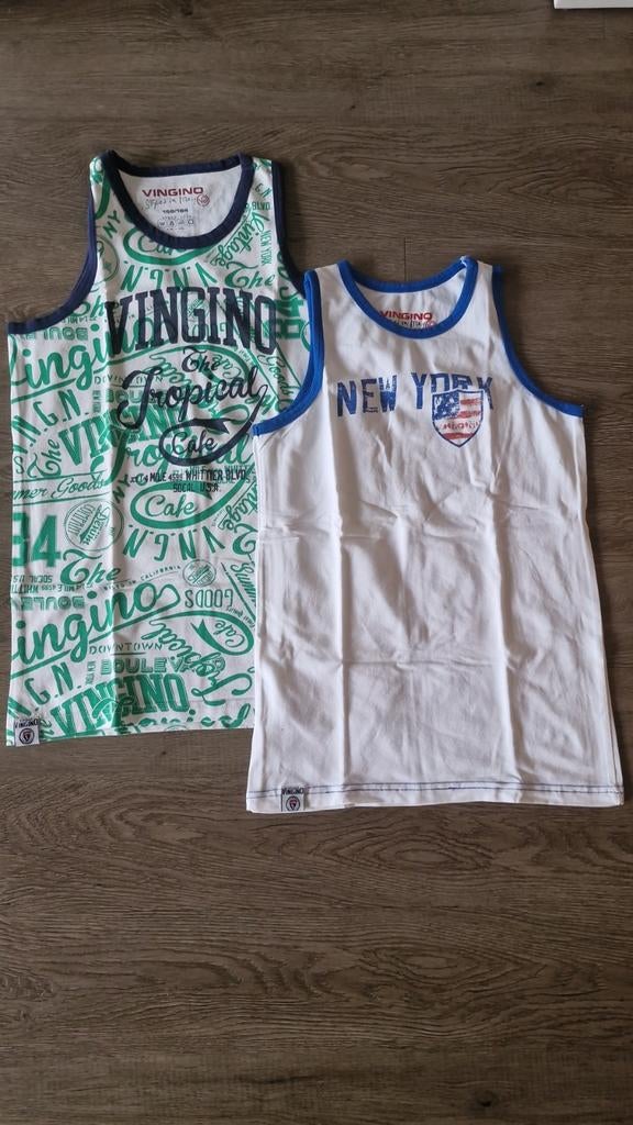 4 hemdjes Vingino voor jongen 152-164 XL, Kinderen en Baby's, Kinderkleding | Maat 164, Nacht- of Onderkleding, Ophalen of Verzenden