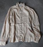 Penn en ink blouse beige 42, Penn & Ink, Beige, Maat 42/44 (L), Ophalen of Verzenden