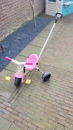 Roze duwfiets / driewieler met duwstang, Ophalen, Gebruikt, Duwstang