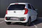 Kia Picanto 1.0 CVVT X-treme, LEDER, CLIMATE, 5DEURS, BLUETO, Auto's, Euro 5, Gebruikt, Zwart, 400 kg