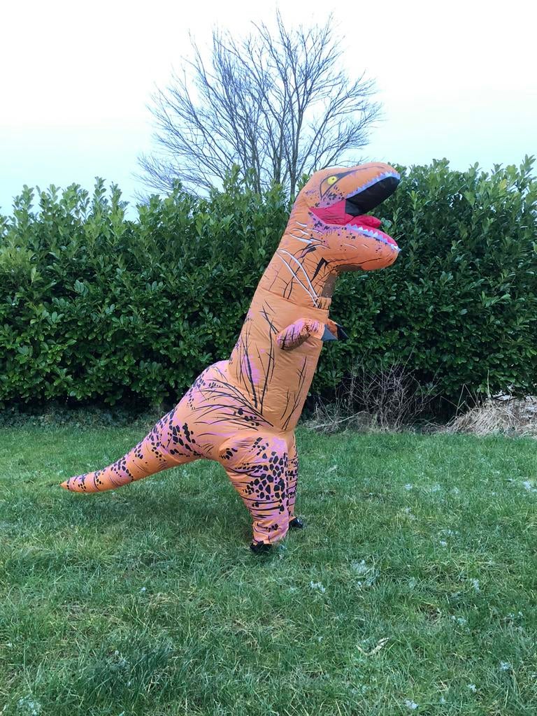 opblaasbaar Dinopak Dinosaurus (T-Rex), Ophalen of Verzenden, Nieuw, Carnaval