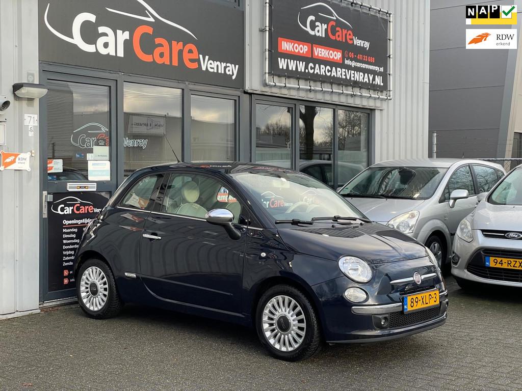 Fiat 500 1.2 Lounge|APK04–2027|AIRCO|NAP|2SLEUTELS|, Auto's, Fiat, Euro 5, Stof, Gebruikt, 4 cilinders