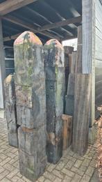 Zware Zeehaven Meerpalen - 4 stuks (3x 200cm, 1x 150cm), Ophalen, Gebruikt, Overige typen