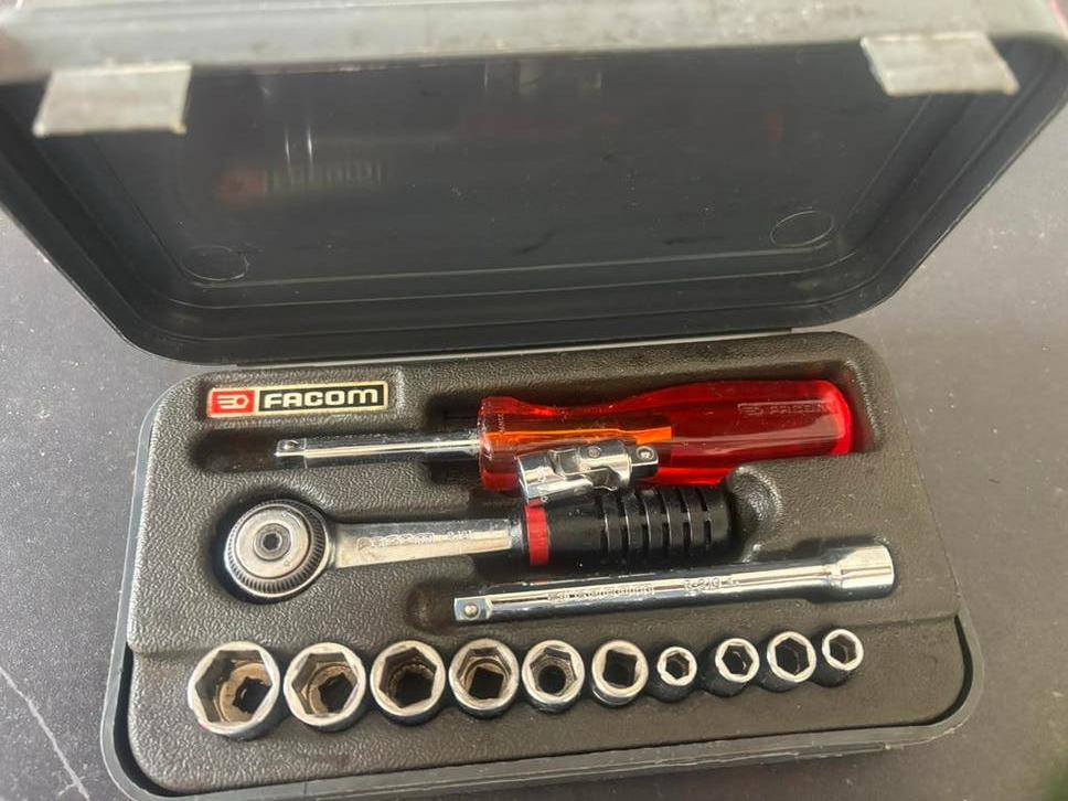 Facom 1/4 ratelset, Auto diversen, Autogereedschap, Ophalen of Verzenden, Zo goed als nieuw