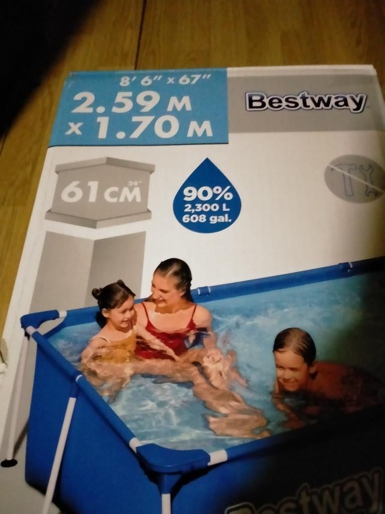 Nieuw bestway zwembad, Tuin en Terras, Zwembaden, Ophalen, Minder dan 80 cm, Nieuw, Minder dan 200 cm