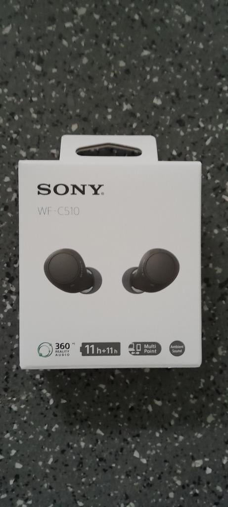 Sony oordopjes zwart ~ WF C510 ~ Nieuw, Ophalen of Verzenden, Nieuw, Zwart, Sony