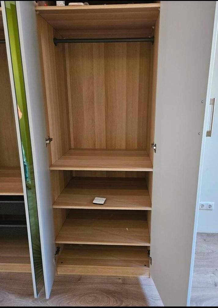 IKEA PAX kledingkast 150x58x201cm, Bezorg-/montageoptie, Met deur(en), Gebruikt, 100 tot 150 cm, 200 cm of meer