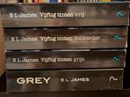 4 Boeken Vijftig Tinten Grijs, Donkerder, Vrij en GREY, Ophalen of Verzenden, Nieuw, E.L. James