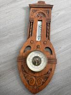Antieke Barometer met Kwikthermometer - Amsterdamse School, Ophalen of Verzenden