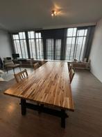 Ikea SKOGSTA eettafel, Ophalen, 100 tot 150 cm, 200 cm of meer, Zo goed als nieuw