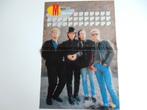 U2 (mei '86) achterkant Dolly Dots (juni '86) poster., Gebruikt, Rechthoekig Liggend, Ophalen of Verzenden, A1 t/m A3
