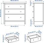Ikea Hemnes Ladekast, Huis en Inrichting, Kasten | Dressoirs, Ophalen of Verzenden, Gebruikt, 25 tot 50 cm