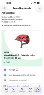 Fietshelm rood, Ophalen of Verzenden, Nieuw, Dame