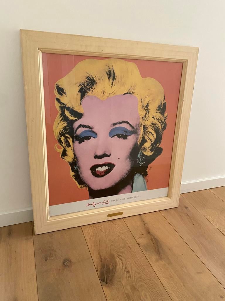 Andy Warhol Shot Orange Marilyn poster 2003 -  Accoya lijst, Ophalen, A1 t/m A3, Film en Tv