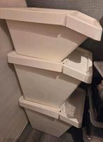 Ikea opbergbakken wit (oude kleur), Ophalen, Gebruikt