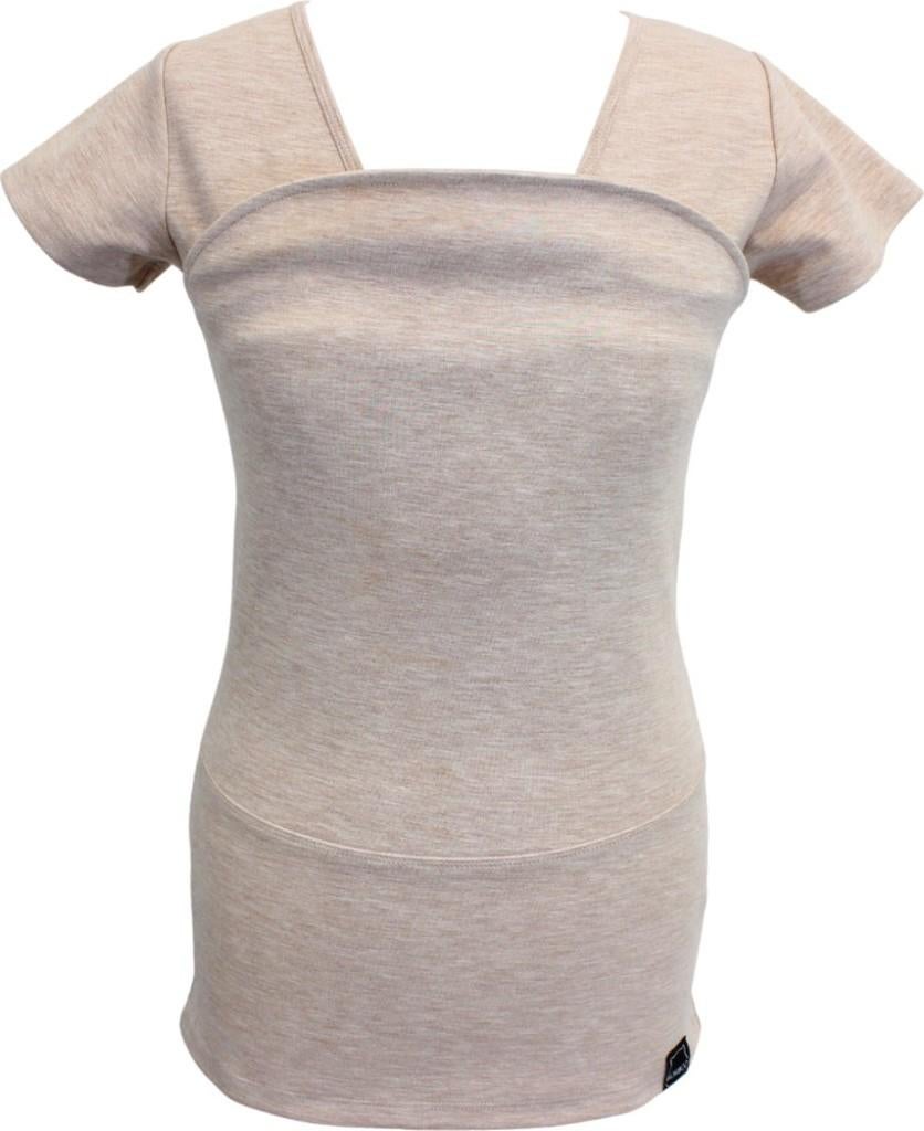 Womboo Buidelshirt - Vrouw - Maat XL - Beige, Kinderen en Baby's, Nieuw, Rug, Draagzak, Ophalen
