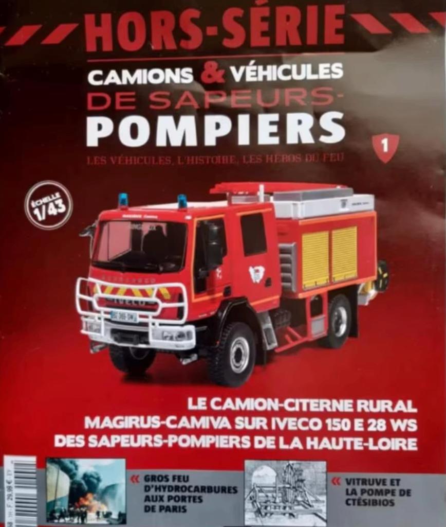 Iveco 150 E 28 WS Magirus Camiva 1/43 Brandweer HS # 1, Verzenden, Nieuw, Auto, Overige merken
