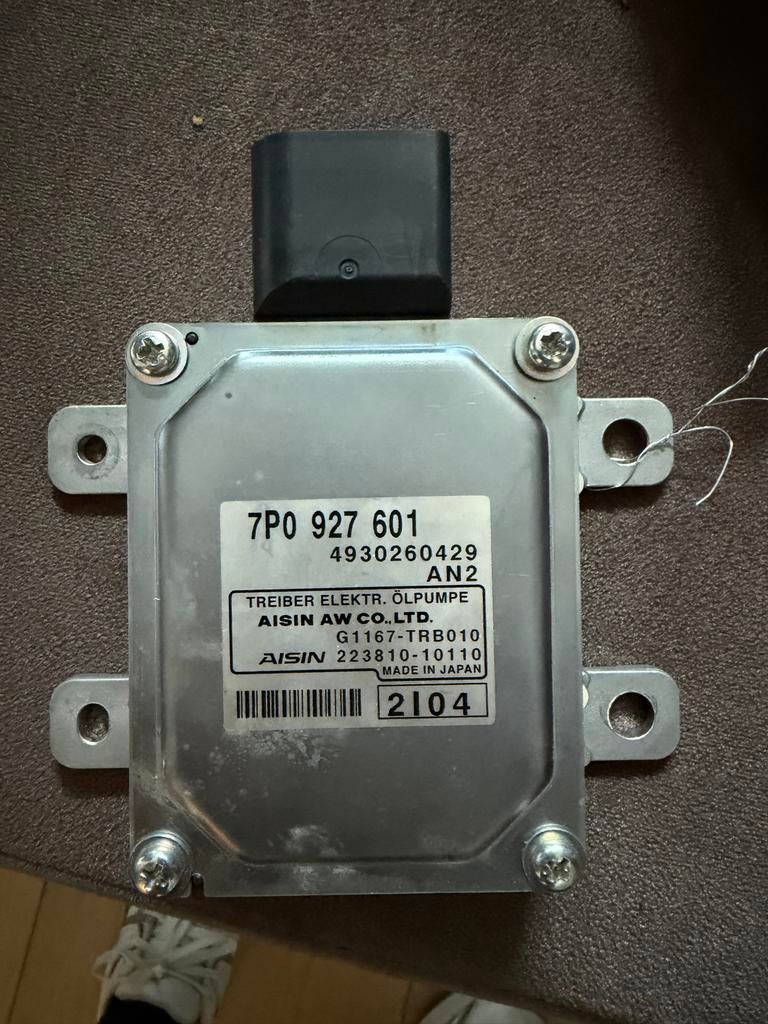 VW audi  porsche Elektr Oliepomp Module 7P0927601, Ophalen of Verzenden, Gebruikt, Volkswagen