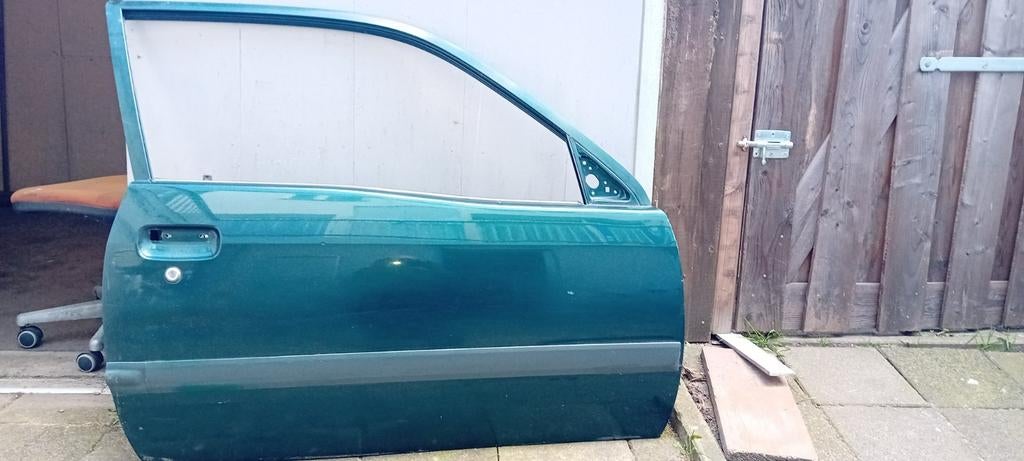 Groene autodeur - Gebruikt  Toyota starlight 1993, Ophalen of Verzenden, Gebruikt, Links, Deur