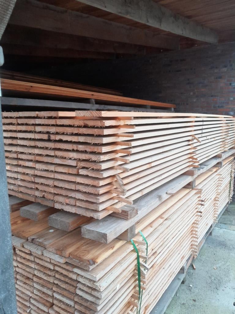 DOUGLAS/LARIKS PLANKEN  €1.75/m1, Tuin en Terras, Palen, Balken en Planken, Nieuw, Planken, 250 cm of meer, Ophalen
