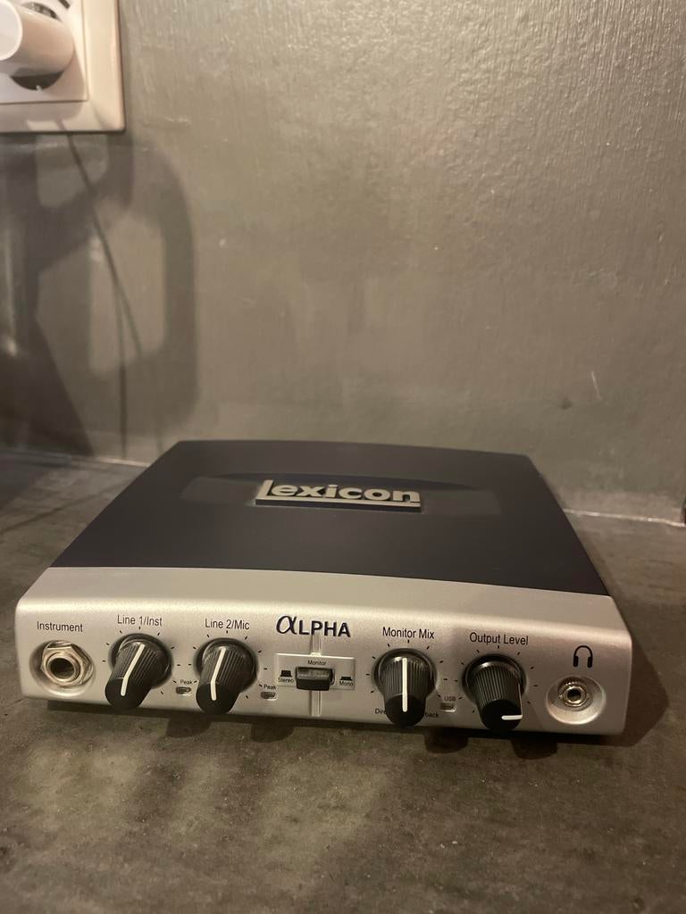 Lexicon Alpha USB Audio Interface, Ophalen of Verzenden, Gebruikt