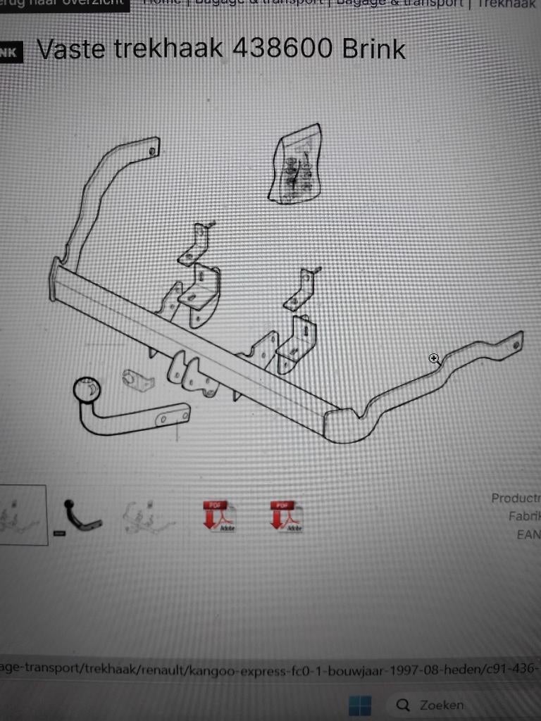 Trekhaak, Ophalen, Nieuw