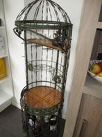 Brocante hoge zware giet ijzeren wijnrek echte blikvanger, Antiek en Kunst, Ophalen