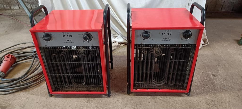 2 stuks krachtstroom kachels 15 kw seal RP150, Ophalen, 30 tot 80 cm, Gebruikt, Kachel