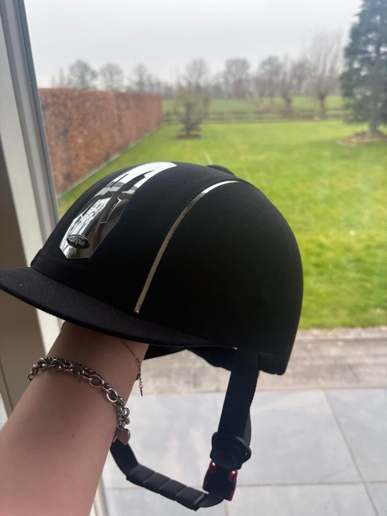 Choplin cap maat 56-58, Dieren en Toebehoren, Paardrijkleding, Kinderen, Ophalen of Verzenden, Zo goed als nieuw, Recreatie