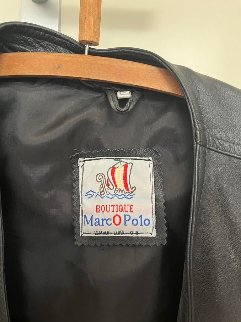 Vintage Marco Polo Motor Gilet (S), Kleding | Heren, Bodywarmers, Ophalen of Verzenden, Gedragen, Maat 46 (S) of kleiner, Zwart