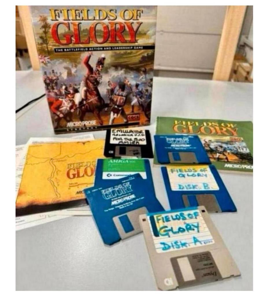 Fields of glory - Big Box IBM PC Amiga A 500 spel vintage, Ophalen of Verzenden, H, H, H