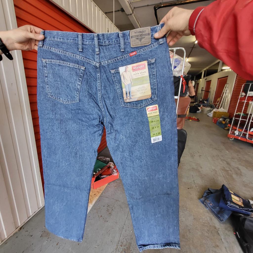 Wrangler Texas Stretch Blue Black - Regular Straight fit jeans