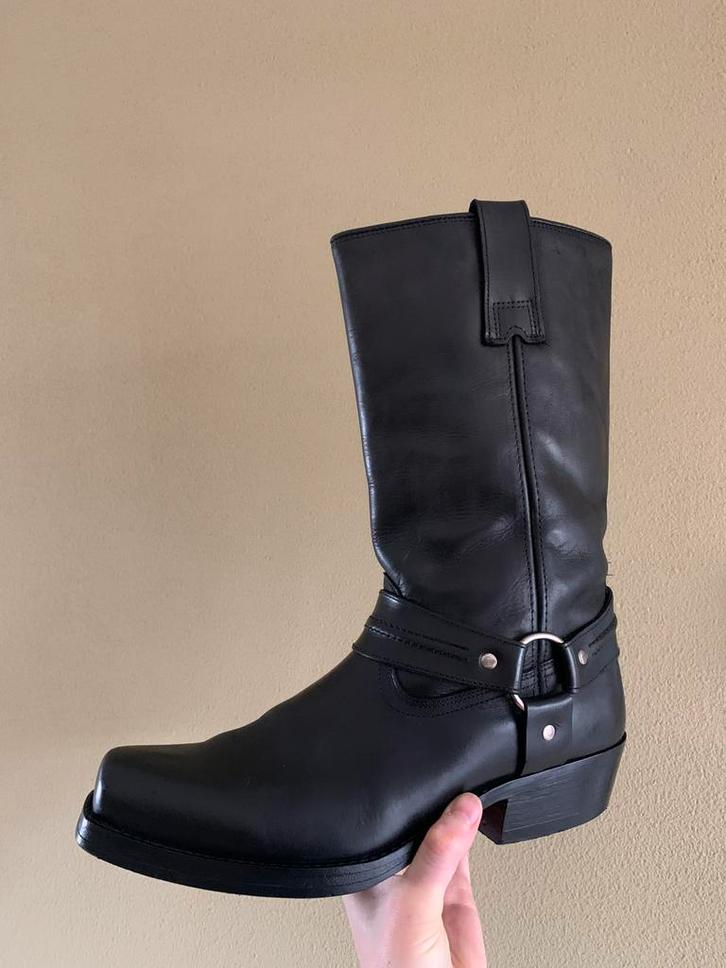 Kentucky’s Western bikerboots 45 cowboylaarzen, Kleding | Heren, Schoenen, Zo goed als nieuw, Boots, Zwart, Ophalen of Verzenden