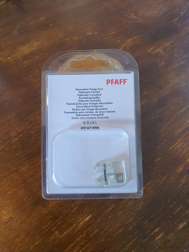 Pfaff Decoratief Franje Voetje nieuw, Hobby en Vrije tijd, Naaimachines en Toebehoren, Ophalen of Verzenden, Nieuw, Naaimachine