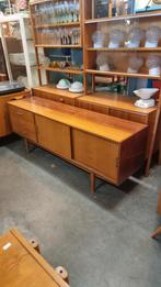 Vintage dressoir met lades jaren 60, Gebruikt, ,, 150 tot 200 cm, Ophalen of Verzenden