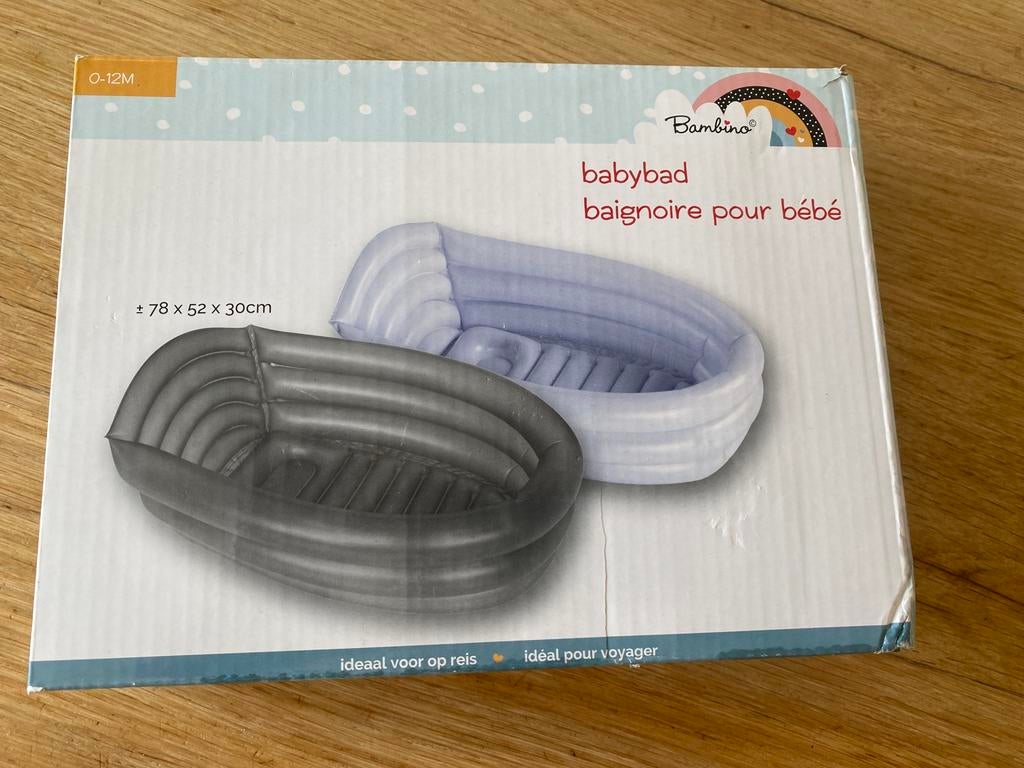 Nieuw in doos - wit opblaasbaar baby badje., Ophalen of Verzenden, Nieuw