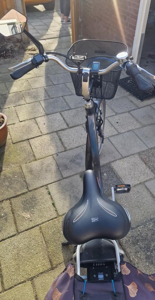 Batavus Entree e-bike met lage instap en 2 tassen, Fietsen en Brommers, Elektrische fietsen, Ophalen