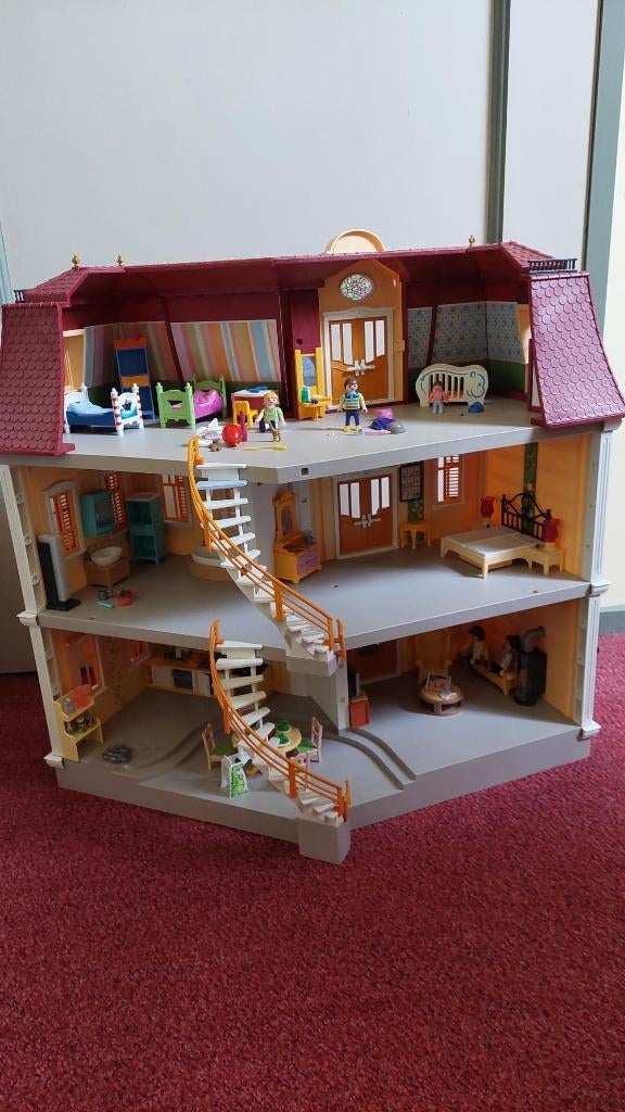 Playmobil groot woonhuis huis 5302, Kinderen en Baby's, Speelgoed | Playmobil, Ophalen, Gebruikt, Complete set