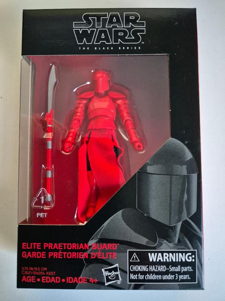 Star Wars BS Red 3.75" Elite Praetorian Guard, Ophalen of Verzenden, Nieuw, Actiefiguurtje