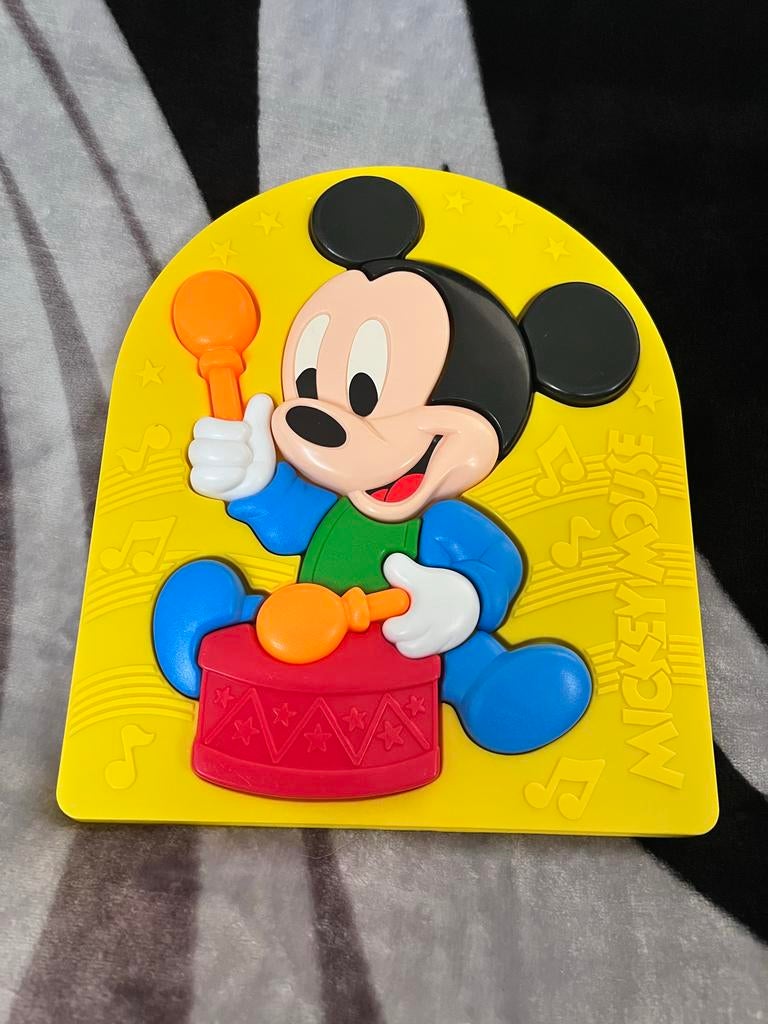 Mickey Mouse Baby Puzzel - Muzikaal Speelgoed, Kinderen en Baby's, Ophalen of Verzenden, Zo goed als nieuw, Overige typen